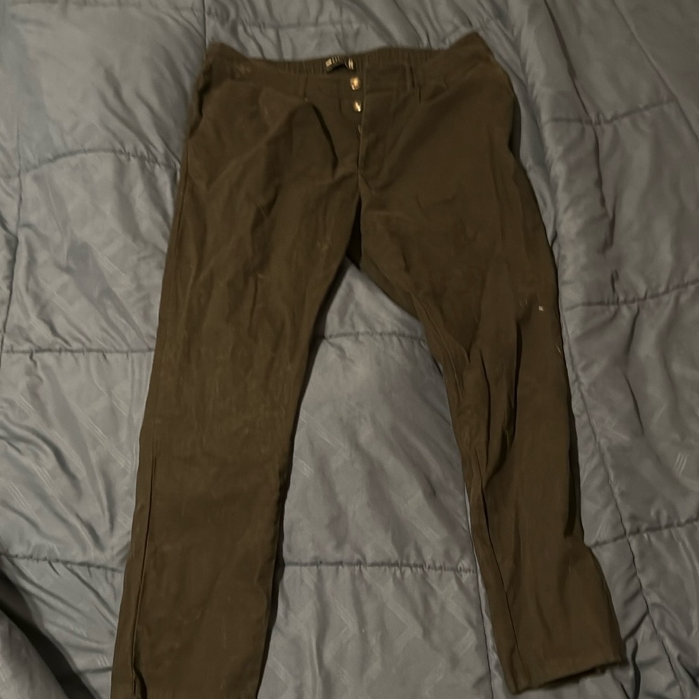 Black chinos
